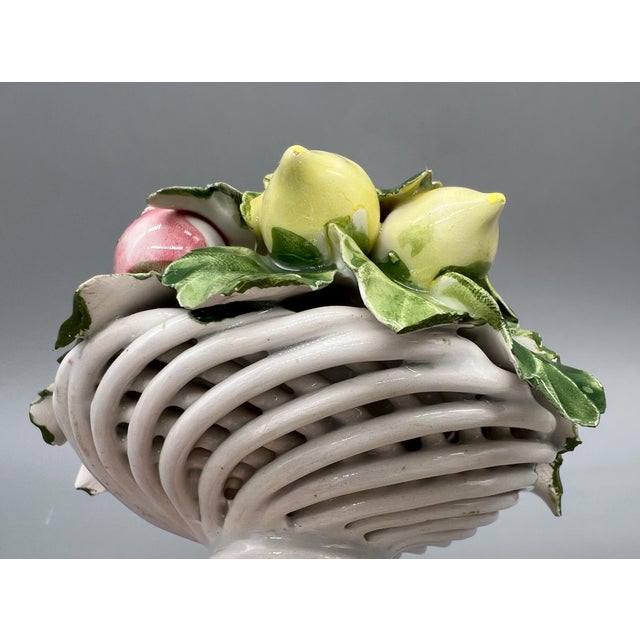 Vintage Italian Majolica Fruit Topiary For Sale - Image 12 of 12