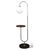 Vintage Art Deco Chrome Floor Lamp with Opaline Globe and Side Table, 1940s For Sale - Image 11 of 11