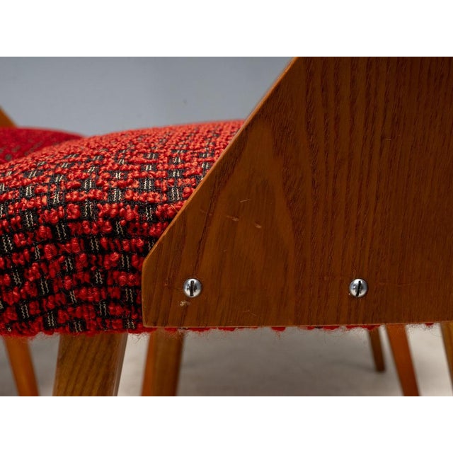 Dining Chairs by Antonín Šuman for Tatra Furniture, Czechoslovakia, 1960s, Set of 4 For Sale - Image 4 of 11