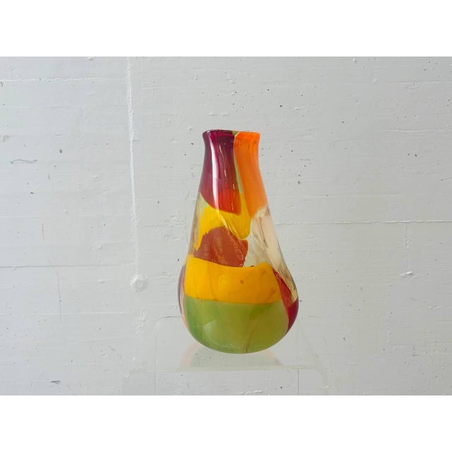 Studio Glass Vase fro Mdina Glass, Malta, 1970s For Sale - Image 14 of 17