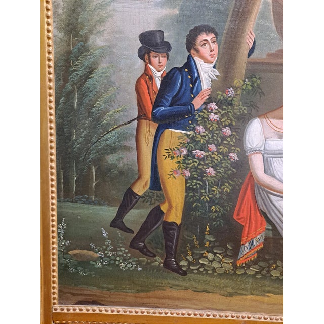 Glass Late 18th Century French Trumeau Mirror For Sale - Image 7 of 12