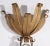 1950s Decorative Wrought Iron Faux Gilt Sconce Planter For Sale - Image 5 of 9