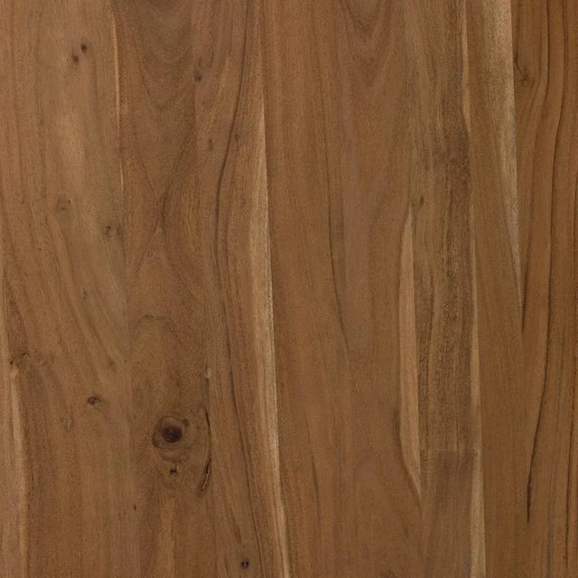 Four Hands Indira Kitchen Island, Smoked Acacia & White Marble For Sale - Image 11 of 13