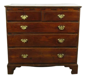 18th-C. Georgian Oak Chest