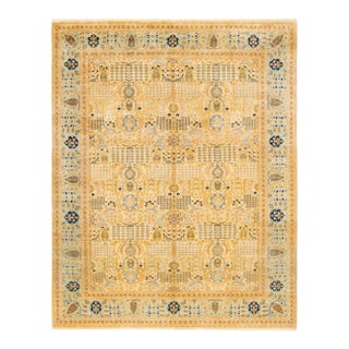 Mogul Collection Hand-Knotted Area Rug - Ivory Collection 8' 3" x 10' 3" For Sale