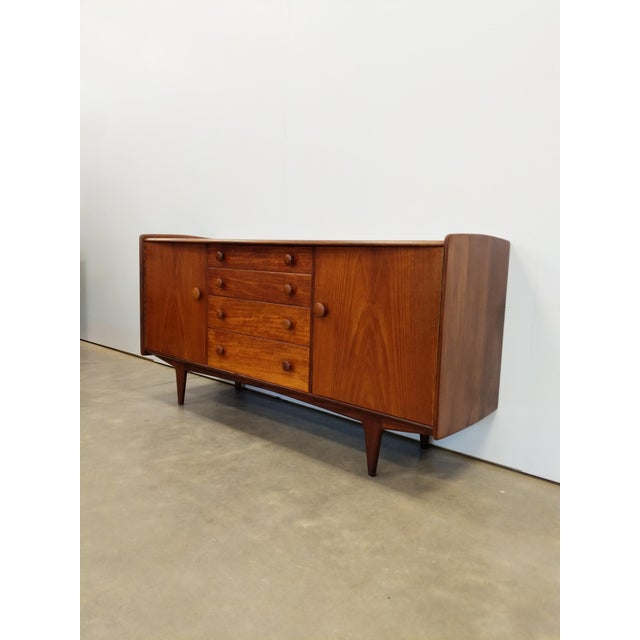 Mid-Century Modern Vintage Mid Century Modern Teak Credenza by A. Younger, Attributed For Sale - Image 3 of 11