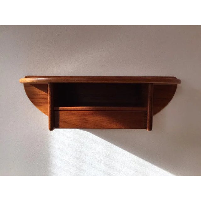 Mid-Century Danish Vintage Teak Console Sideboard Tray Board from Vildbjerg, 1960s For Sale - Image 10 of 10