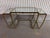 Hollywood Regency Hollywood Regency Brass Vanity / Desk in the Milo Baughman Style. Circa 1970s For Sale - Image 3 of 18