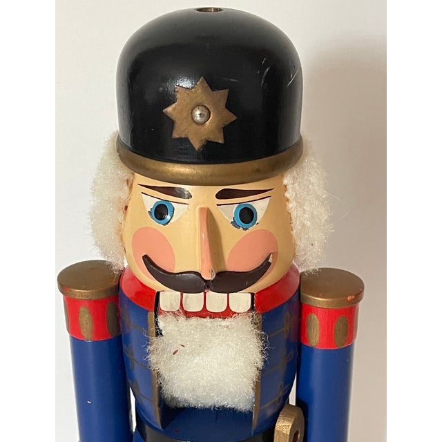 14” Carved wood Nutcrackers figurine .