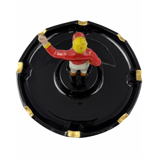 Mid 20th Century Vintage the 21 Club Nyc Restaurant Equestrian Jockey Ashtray New York City For Sale - Image 5 of 10
