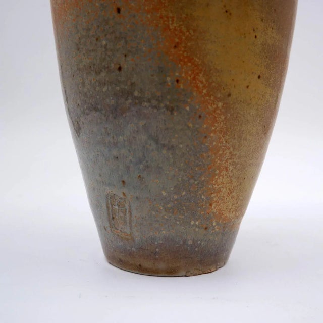 Vintage Ceramic Bottle Vase For Sale - Image 9 of 10