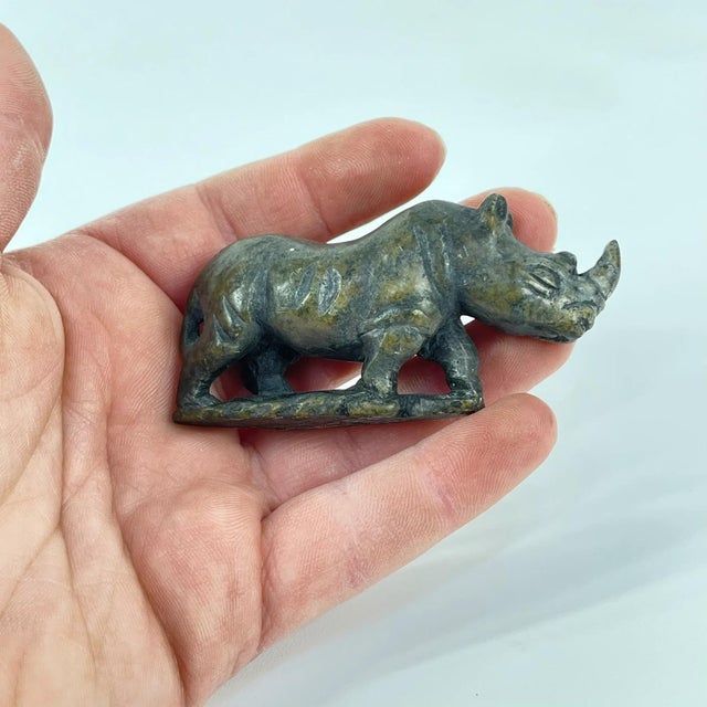 Early 20th Century 3 Shona Stone Animal Sculptures MATTER COLLECTION For Sale - Image 11 of 12