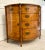 Wood Traditional Burl Sunburst Inlay Wood Demi-Lune Chest of Drawers Commode For Sale - Image 7 of 12