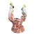 Vintage Italian Majolica Ceramic Cockatoo Bird Planter Cachepot — Tropical Hollywood Regency For Sale