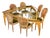 Large Wood and Glass Dining Table by Prospero Rasulo for Poltronova, 1990s For Sale