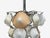 Mid-Century Modern, Orange and White Murano Glass, Chrome, Pendant Light, 1960s For Sale In New York - Image 6 of 12