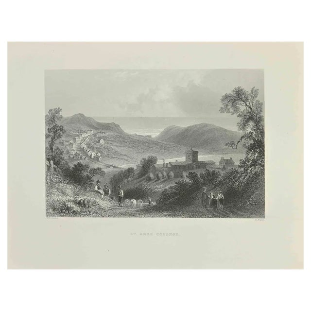 J. C. Armytage, St. Bees College, Etching, 1845 For Sale