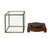 Vintage Glass Transparent Rectangular Shape Cover Display Case For Sale - Image 4 of 8