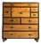 Antique Campaign Chest of Drawers, 1800s For Sale
