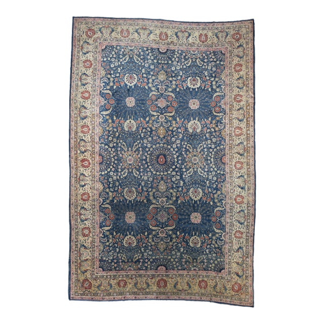 Fine Antique Persian Farahan Sarouk Rug 11’0" X 16’5” For Sale