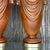 Chocolate Vintage Boho Glazed Ceramic Swag Lamps - a Pair For Sale - Image 8 of 14