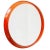 1960s Mid-Century Modern Space Age Mirror in Orange Wood by O.W. Hack, 1960s For Sale - Image 5 of 8