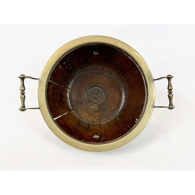Victorian Silver Plate and Oak Trophy Bowl on Mercury Feet, 1870s For Sale - Image 4 of 14