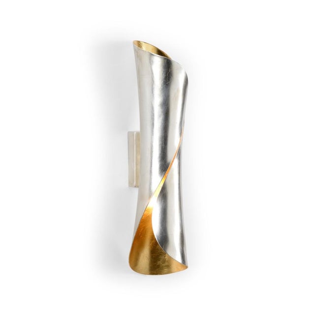 Contemporary Wildwood Crosby Metal Cuff Sconce For Sale - Image 3 of 3