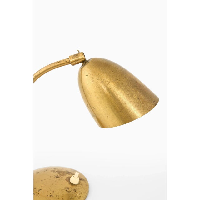 Table lamp by unknown designer. Produced by Ybe Kost in Sweden. Up to 250V (Europe/UK Standard).The wiring of this item...