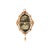 Victorian 13k Yellow Gold Victorian Multipurpose Pin, Pendant and Locket For Sale - Image 3 of 5