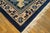 Late 20th Century 1980s Beige Asymmetric Vintage Chinese Peking Rug 9' X 12' Knotted Wool Carpet For Sale - Image 5 of 5