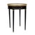 Late 19th Century Louis XVI Style Ebonized Bouillotte Table With Carrara Marble Top For Sale - Image 5 of 9