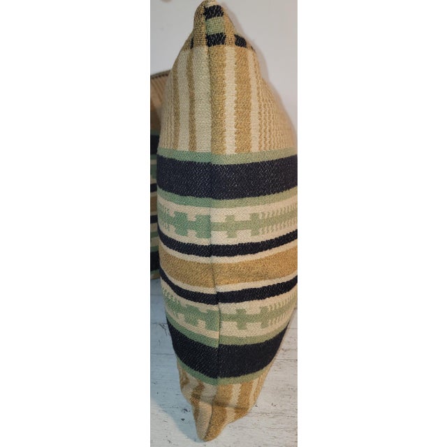 Collection of Three 19Thc Horse Blanket Pillows For Sale In Los Angeles - Image 6 of 6