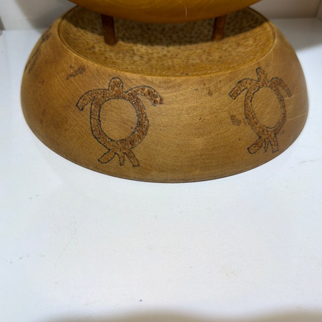 Wood Signed Rob Hale Wood Carved Art Sculpture For Sale - Image 7 of 7