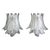 Italian Felci Leaf Sconces in the style of Barovier & Toso, Set of 2 For Sale