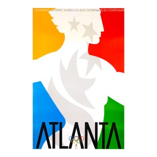 Atlanta Olympics Official Poster, Primo Angeli, 1996 Official Poster For Sale