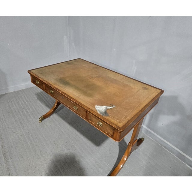 Vintage Desk in Mahogany, 1920 For Sale - Image 9 of 15