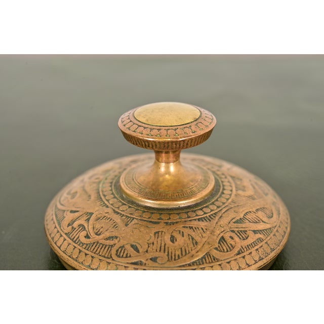 Marshall Fields Marshall Field & Co. Antique Viking Bronze Paperweight, Circa 1910 For Sale - Image 4 of 8