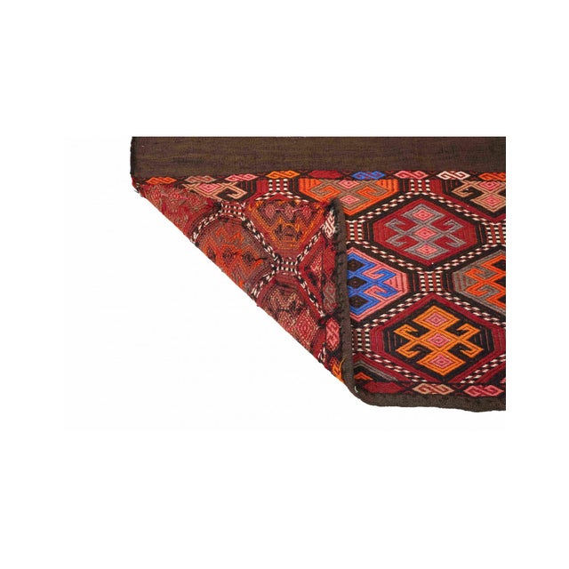 1960s Decorative Vintage Turkish Kilim Rug - 3`5″ X 5`5″ Ft For Sale - Image 5 of 6