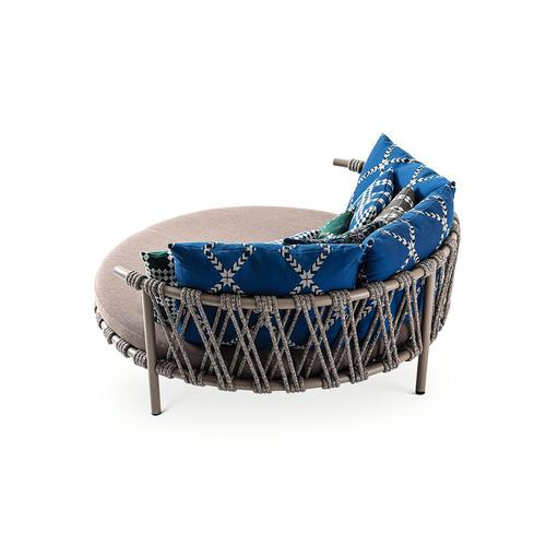 Steel, Rope and Fabric Trampoline Outdoor Sofa by Patricia Urquiola for Cassina For Sale - Image 3 of 8