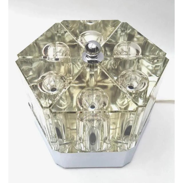 Glass Table Lamp from Fidenza Vetraria, 1970s For Sale - Image 11 of 11