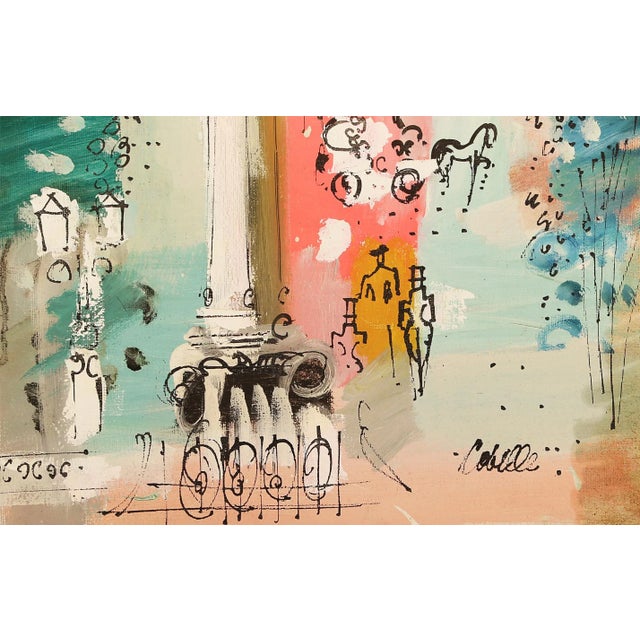 Charles Cobelle Place de la Concorde Acrylic on canvas, signed lower right Edition: Size: 30 x 15 in. (76.2 x 38.1 cm)