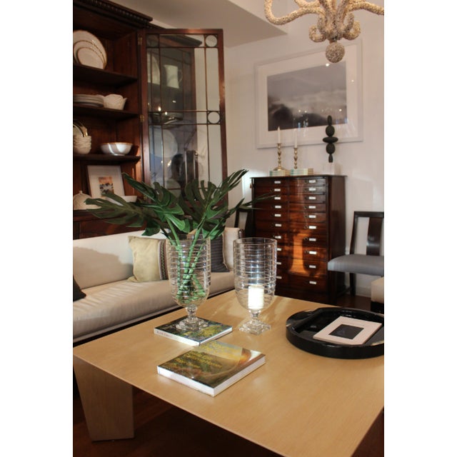 Modern Greenwich Cocktail Table, Light Cerused Oak For Sale - Image 3 of 3