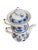 Rare antique Thun (TK) stackable teapot with diffuser from c. 1900 in a traditional blue onion pattern. This rare find is...