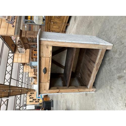 Early 20th Century Marble Bakery Counter For Sale - Image 11 of 18