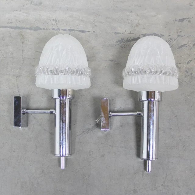 Metal Italian Sconces, 1970s, Set of 2 For Sale - Image 7 of 11