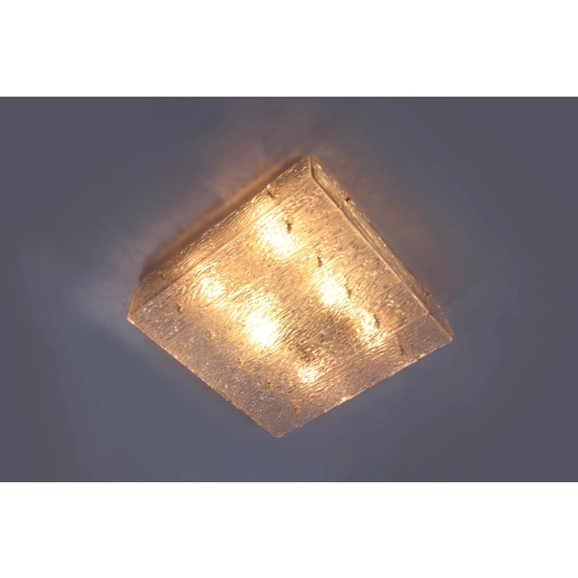 Glass Large Wall or Ceiling Lamp Model Heidelberg 52 by J.T. Kalmar, Austria, 1974 For Sale - Image 7 of 13