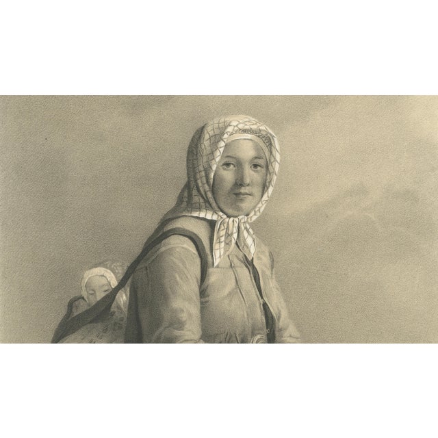 Mid 19th Century Pehr Wickenberg, Dalkulla från Mora, 1850, Lithograph For Sale - Image 5 of 9