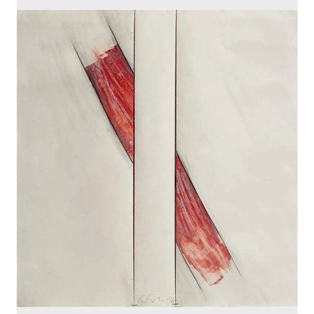 Richard Smith, Original Abstract Collage Painting British American Pop Artist Richard Smith, 1976 For Sale In Miami - Image 6 of 12