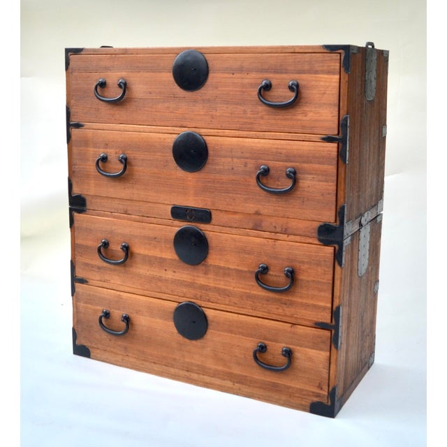 Japanese Antique Japanese Kasane Isho Tansu, Meiji Period (1880–1890) For Sale - Image 3 of 6